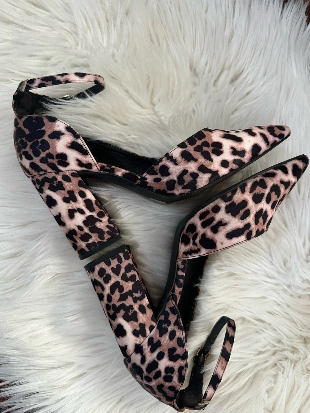 ASOS Cheetah Print Block heels